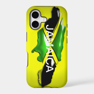 Kaart van Jamaica Yellow Hoesje
