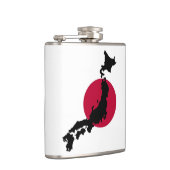 Kaart van Japan Heupfles (Rechts)