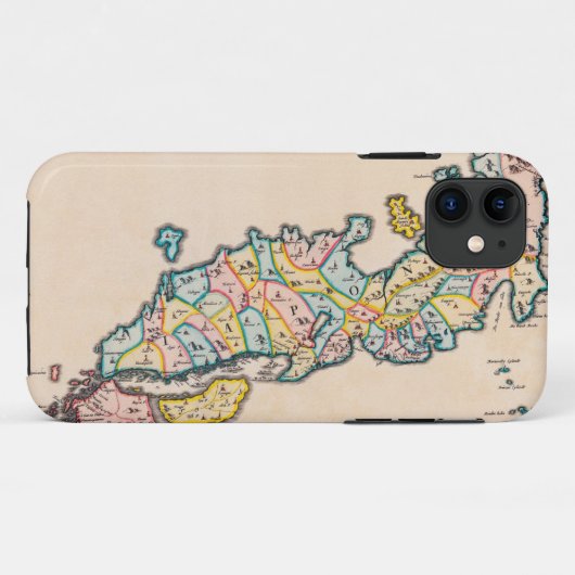 Kaart van Japan in 1655 Case-Mate iPhone Case (Achterkant (horizontaal))