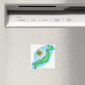 Kaart van Japan Magneet (Insitu (Vaatwasser))