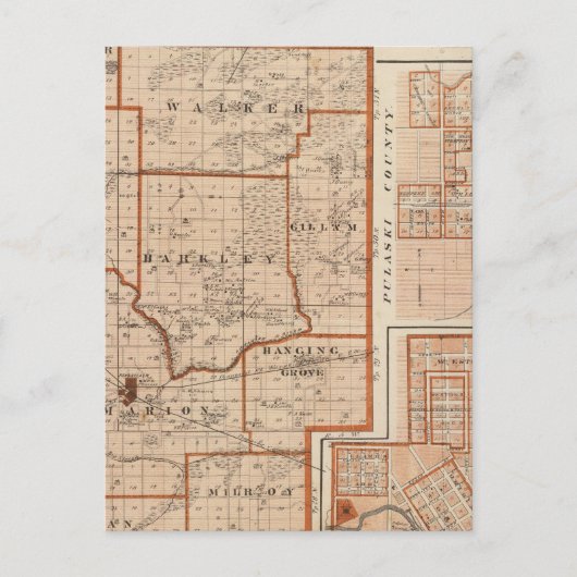 Kaart van Jasper County (Voorkant)