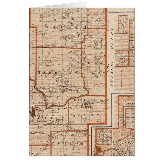 Kaart van Jasper County (Voorkant)