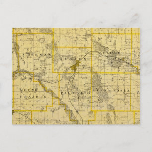 Kaart van Jasper County, staat Iowa