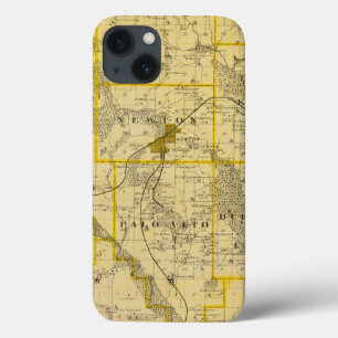 Kaart van Jasper County, staat Iowa iPhone 13 Hoesje