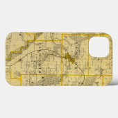 Kaart van Jasper County, staat Iowa Case-Mate iPhone Case (Achterkant (horizontaal))