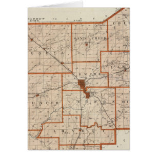 Kaart van Jennings County