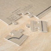  kaart van Jersey City NJ (1879) Legpuzzel (Zijkant)