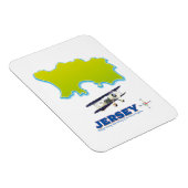 Kaart van Jersey. Magneet (Rechterzijde)