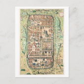 kaart van Jeruzalem Briefkaart (Voorkant)