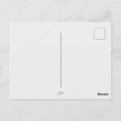 Kaart van Jeruzalem: Een Psalmcitaat in het Hebree (Achterkant)