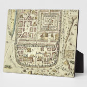 Kaart van Jeruzalem en het omringende gebied, uit  Fotoplaat (Zijkant)