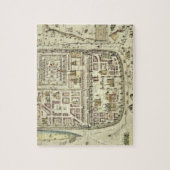 Kaart van Jeruzalem en het omringende gebied, uit Legpuzzel (Verticaal)