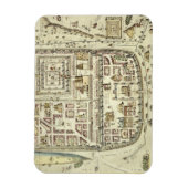 Kaart van Jeruzalem en het omringende gebied, uit  Magneet (Verticaal)