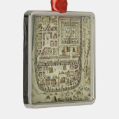 Kaart van Jeruzalem en het omringende gebied, uit Metalen Ornament (Rechts)