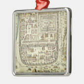 Kaart van Jeruzalem en het omringende gebied, uit Metalen Ornament (Links)