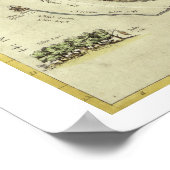 Kaart van Jeruzalem en het omringende gebied, uit  Poster (Hoek)