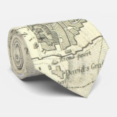  kaart van Jeruzalem Israël (1859) Stropdas (Opgerold)