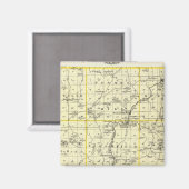 Kaart van Johnson County en Wenen Magneet (Voorkant / Achterkant)