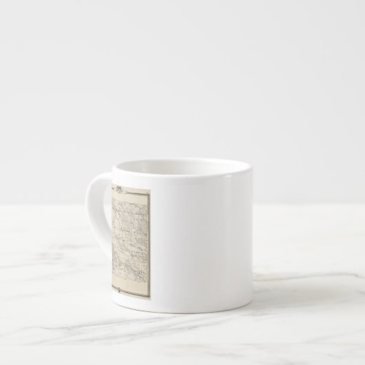 Kaart van Jones County, staat Iowa Espresso Kop (Links)