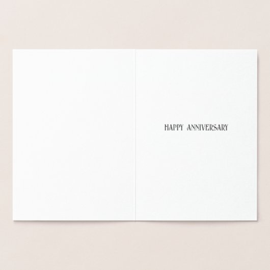 Kaart van Jubileum met koudgewalst  (Binnen)