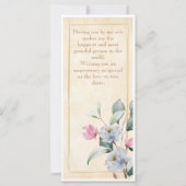 Kaart van Jubileum van 4"x9" (Achterkant)