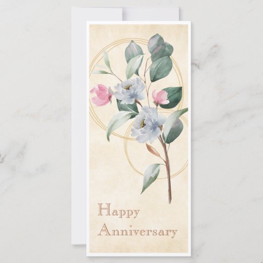 Kaart van Jubileum van 4"x9" (Voorkant)