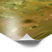 Kaart van Jupiter's maan Lo Foto Afdruk (Hoek)