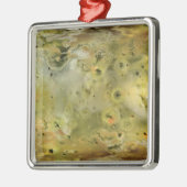 Kaart van Jupiter's maan Lo Metalen Ornament (Links)