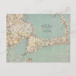  kaart van Kaap en massachusetts