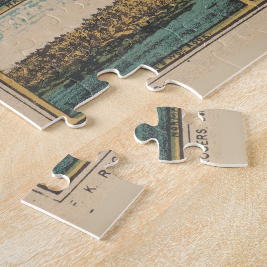 kaart van Kaapverdië (1879) Legpuzzel (Zijkant)