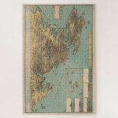 kaart van Kaapverdië (1879) Legpuzzel (Verticaal)