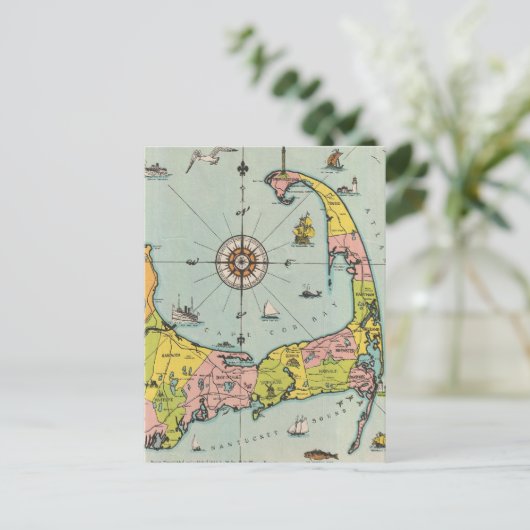  kaart van kabeljauw (Staand voorkant)