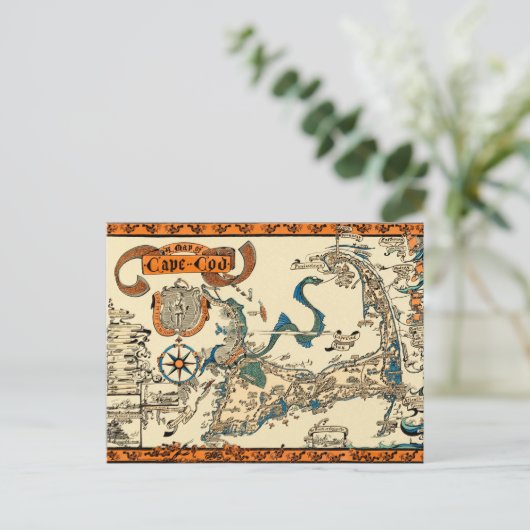  kaart van kabeljauw (Staand voorkant)