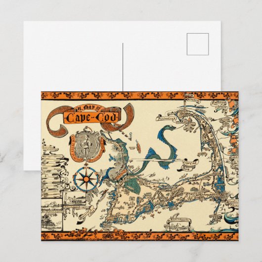  kaart van kabeljauw (Voorkant / Achterkant)