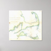  kaart van kabeljauw (1857) canvas afdruk (Voorkant)