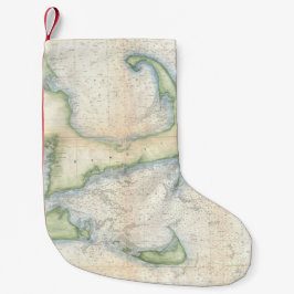 kaart van kabeljauw (1857) kleine kerstsok