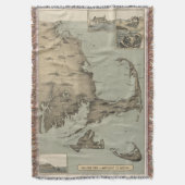  kaart van kabeljauw (1885) deken (Voorkant Verticaal)