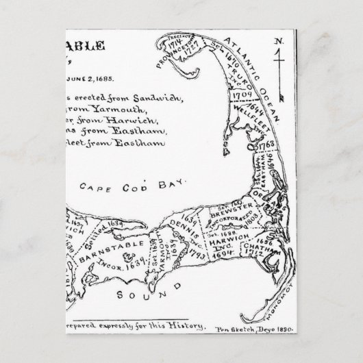  kaart van kabeljauw (1890) (Voorkant)