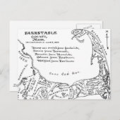  kaart van kabeljauw (1890) (Voorkant / Achterkant)