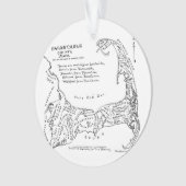  kaart van kabeljauw (1890) ornament (voorkant)