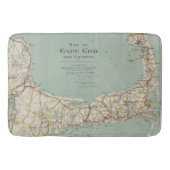  kaart van kabeljauw (1917) badmat (Voorkant)