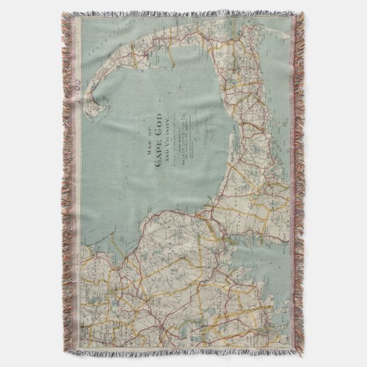 kaart van kabeljauw (1917) deken (Voorkant Verticaal)