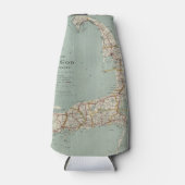  kaart van kabeljauw (1917) flesjeskoeler (Voorkant)