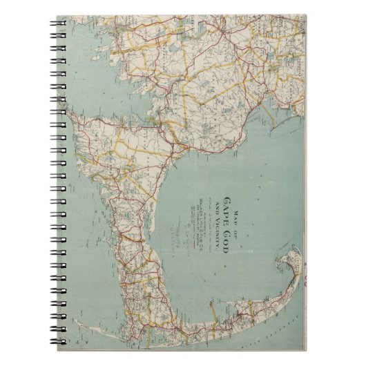 kaart van kabeljauw (1917) notitieboek (Voorkant)