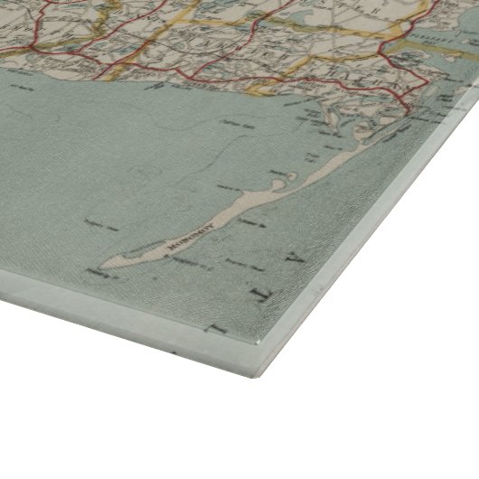  kaart van kabeljauw (1917) snijplank (Hoek)