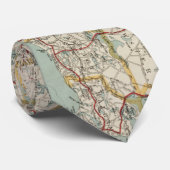 kaart van kabeljauw (1917) stropdas (Opgerold)