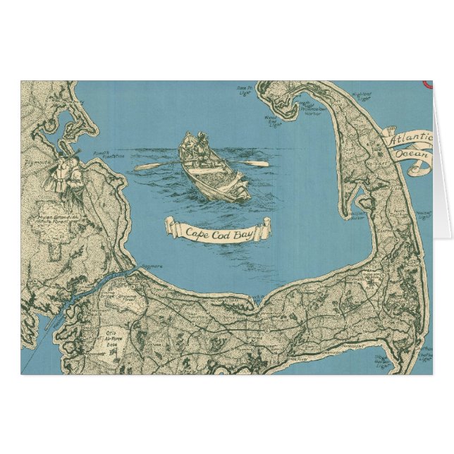  kaart van kabeljauw (1945) (Voorkant Horizontaal)