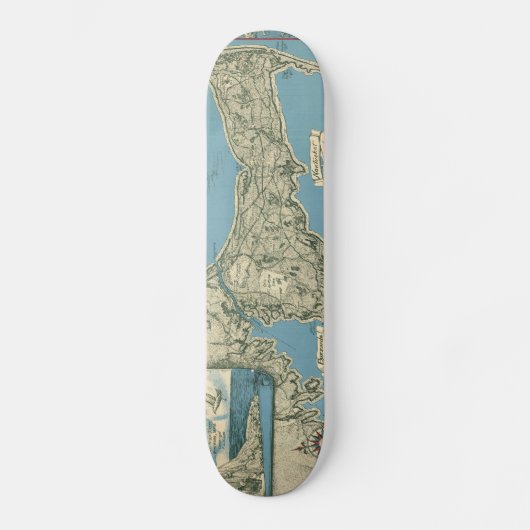  kaart van kabeljauw (1945) persoonlijk skateboard (Voorkant)