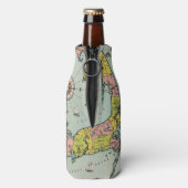 kaart van kabeljauw flesjeskoeler (Fles Achterkant)