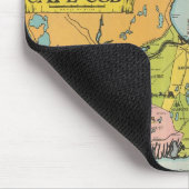 kaart van kabeljauw muismat (Hoek)